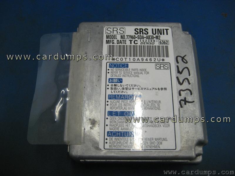 Honda Accord airbag 93c66 77960-SDA-A830-M2