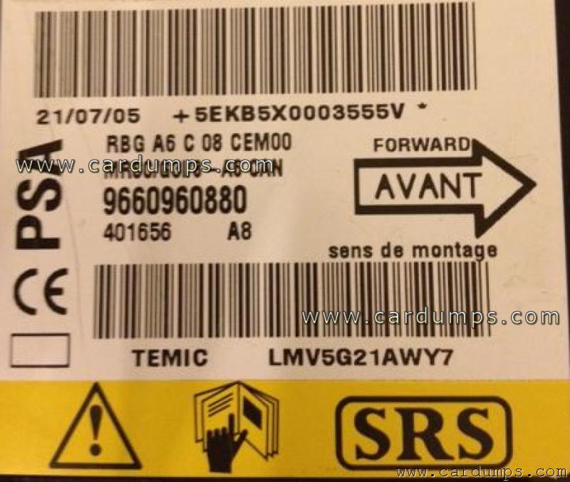 Citroen C2 2004 airbag 95610 96 609 608 80