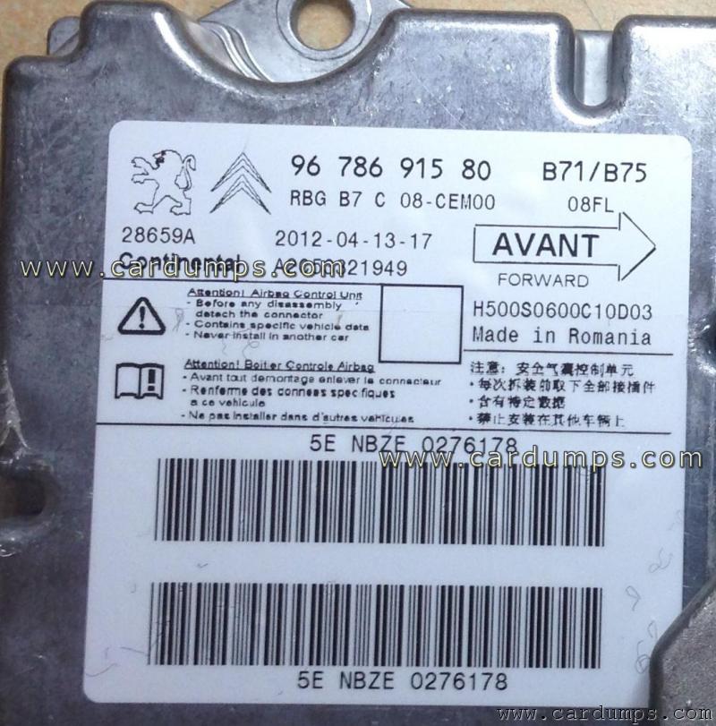 Citroen DS4 airbag 95640 96 786 915 80