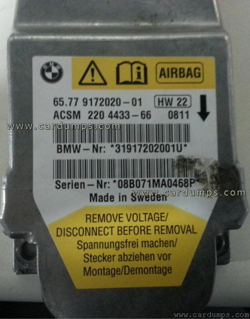 BMW E63 airbag 95128 65.77 9172020 - 01