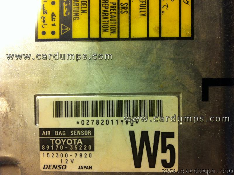 Toyota 4Runner airbag 93c66 89170-35220 Denso 152300-7820