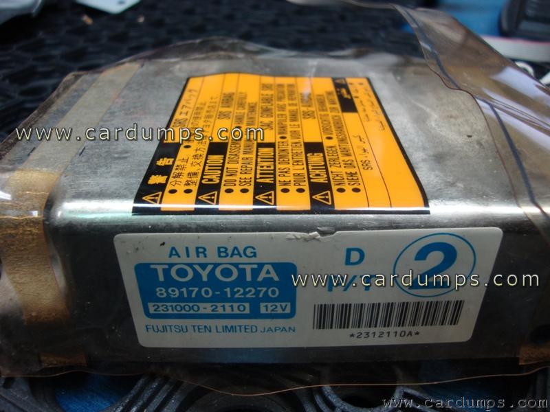 Toyota Corolla airbag 24c02 89170-12270 Fujitsu Ten 231000-2110