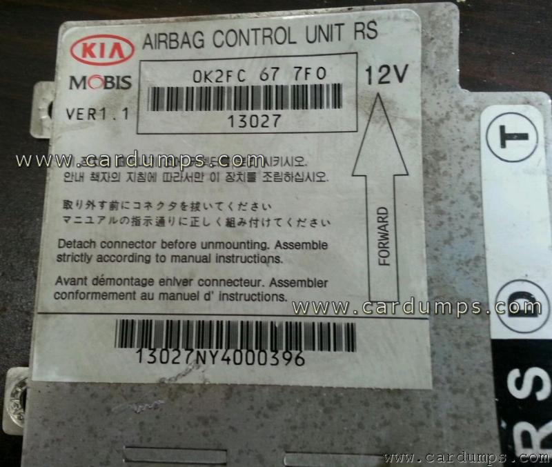 Kia Carens airbag 24lc04 0K2FC 67 7F0