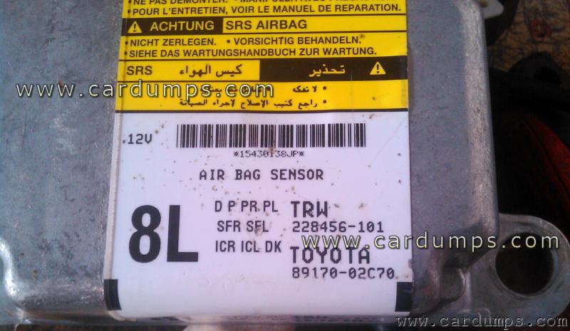 Toyota Corolla 2014 airbag 95160 89170-02C70 TRW 228456-101