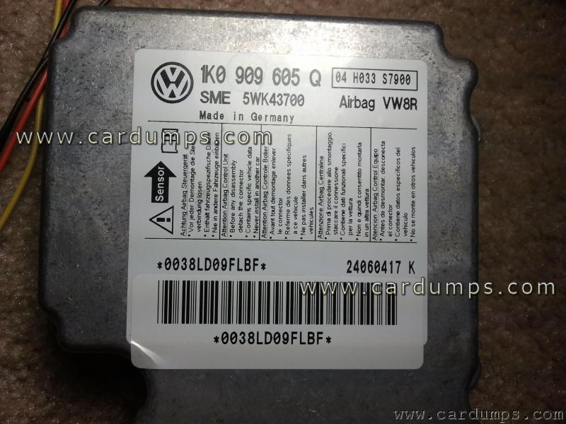 Volkswagen Jetta airbag 95160 1K0 909 605 Q