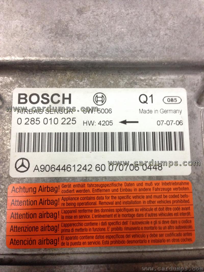 Mercedes W639 2007 airbag 95320 A 906 446 12 42 Bosch 0 285 010 225