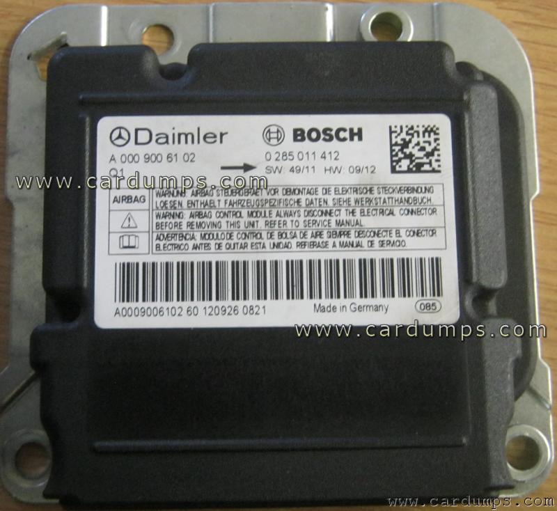 Mercedes W639 airbag 95640 A000 900 61 02 Bosch 0 285 011 412