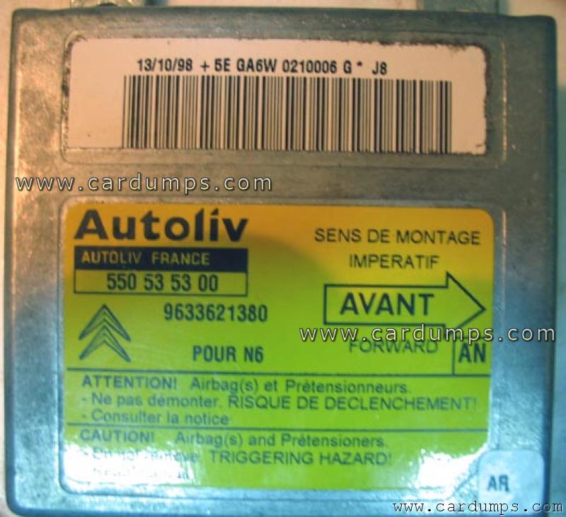 Citroen Xsara airbag 93c66 96 336 213 80 Autoliv 550 53 53 00