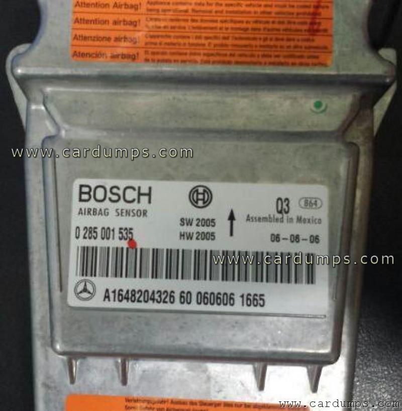 Mercedes W169 airbag 95640 A164 820 43 26 Bosch 0 285 001 535