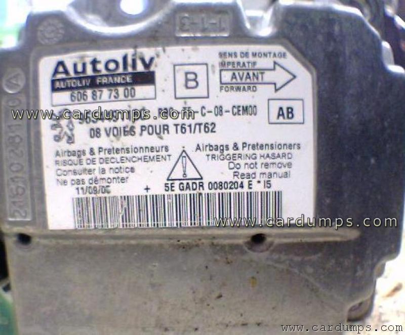 Peugeot 307 airbag 95320 96 544 911 80 Autoliv 606 87 73 00