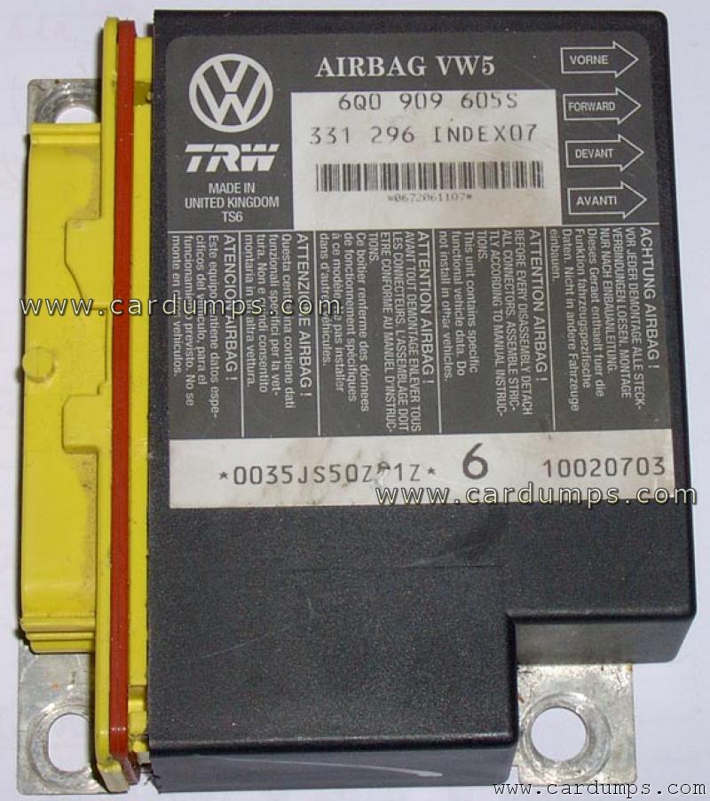 Volkswagen Polo airbag 24c08 6Q0 909 605 S TRW 331296