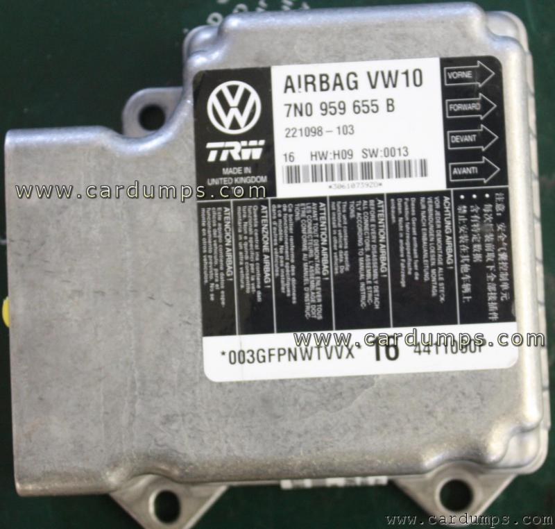 Volkswagen Sharan airbag 95640 7N0 959 655 B TRW 221098-103
