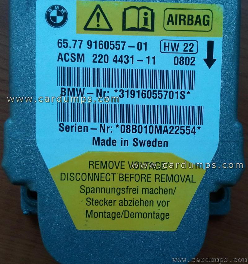 BMW E60 2008 airbag 95128 65.77 9160557 01