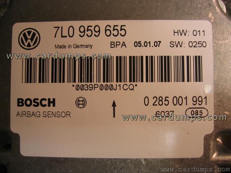 Porsche Cayenne airbag 95640 7L0 959 655 Bosch 0 285 001 991