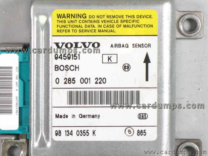 Volvo S70 airbag 68HC11E20 9459151 Bosch 0 285 001 220