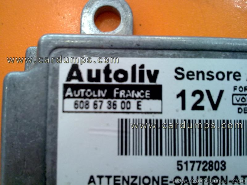 Fiat Doblo airbag 95160 51772803 Autoliv 608 67 36 00 E