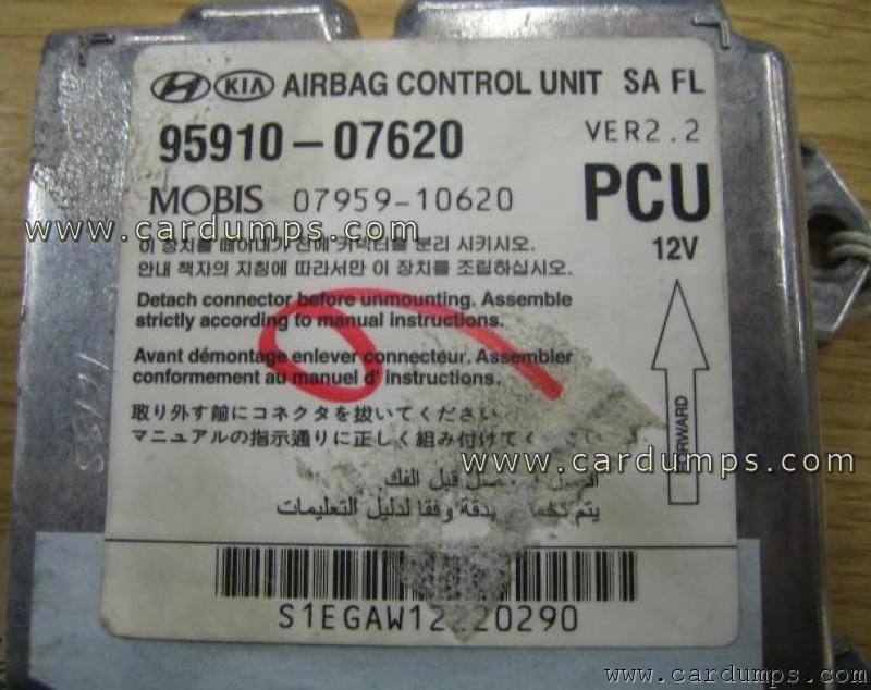 Kia Picanto airbag 25320 95910-07620 Mobis 07959-10620