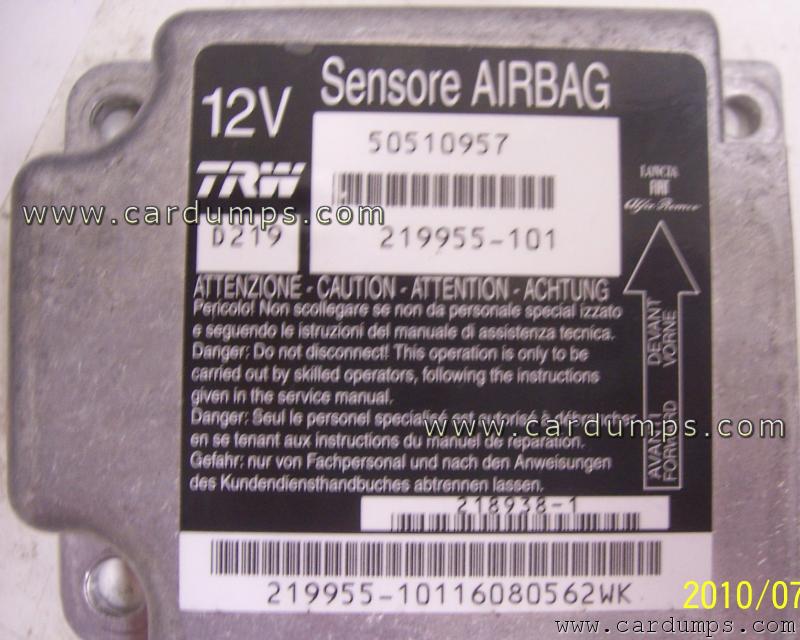 Alfa Romeo 159 airbag 25320 50510957 TRW 219955-101