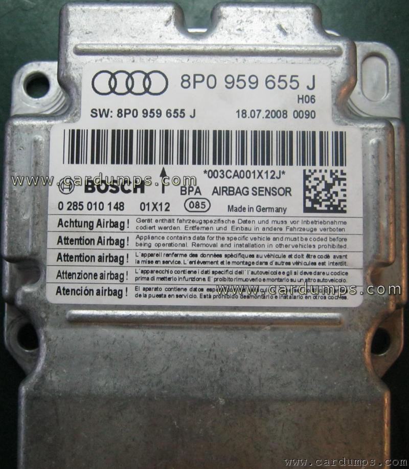 Audi A3 airbag 95640 8P0 959 655 J Bosch 0 285 010 148