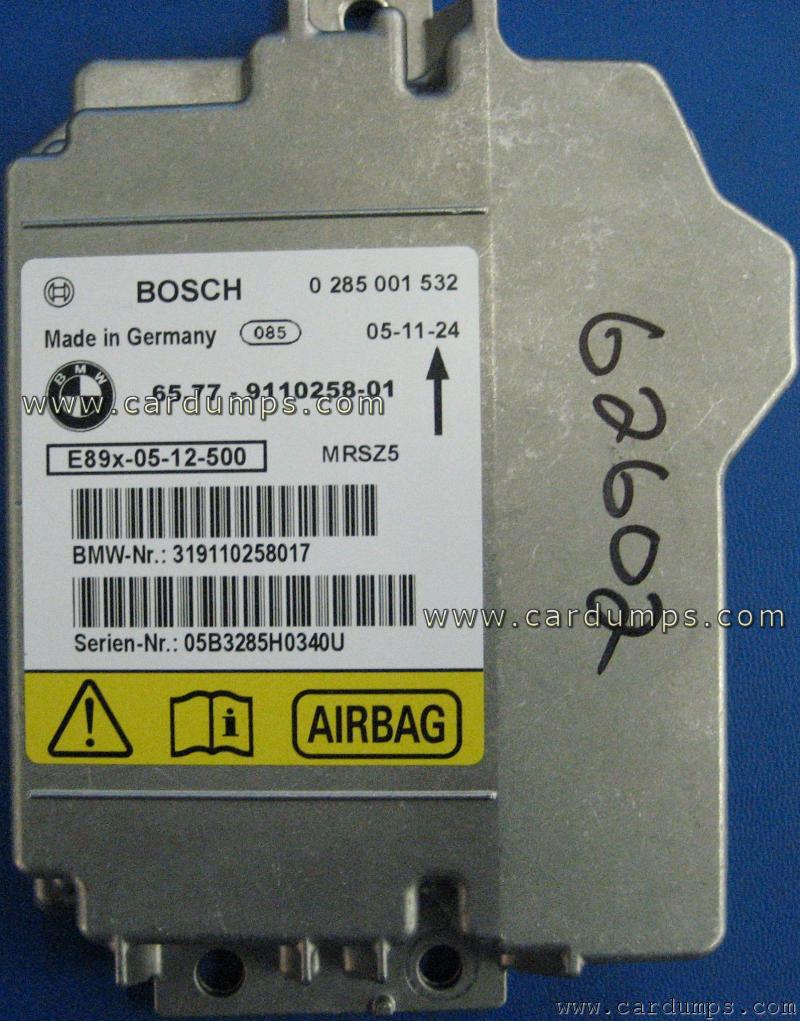 BMW E90 airbag 95640 65.77-9110258-01 Bosch 0 285 001 532