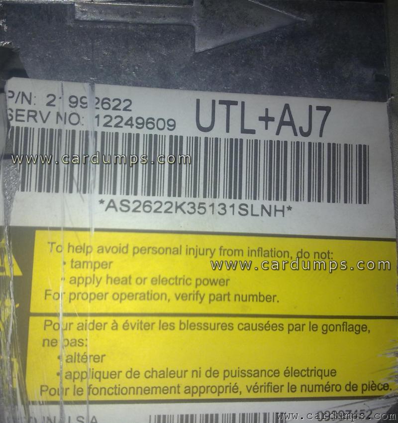 Chevrolet Tahoe 2005 airbag 68HC908AS60 21992622