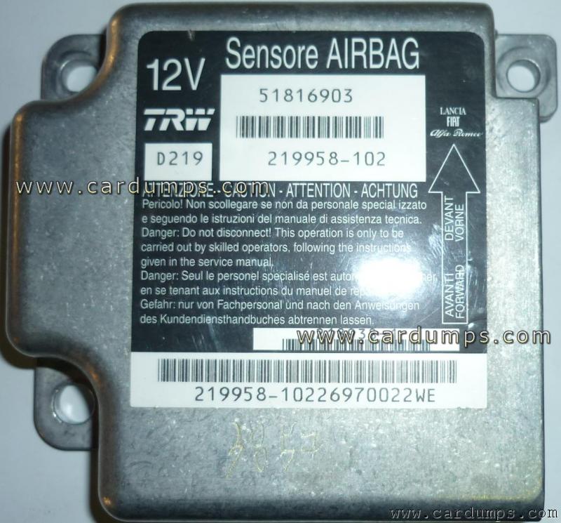 Fiat Idea airbag 95320 51816903 TRW 219958-102