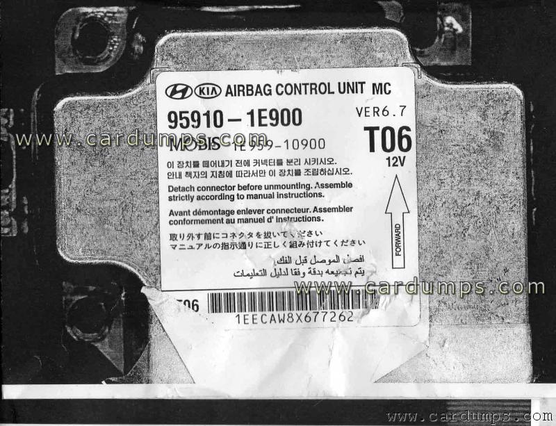 Hyundai Accent 2009 airbag 25640 95910-1E900 Mobis 1E959-10900