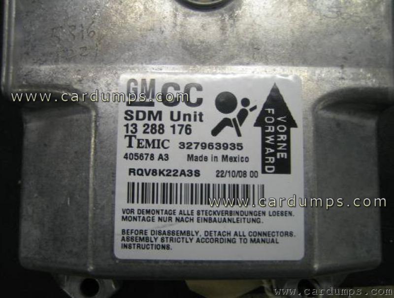 Opel Astra H airbag 95160 13 288 176 Temic