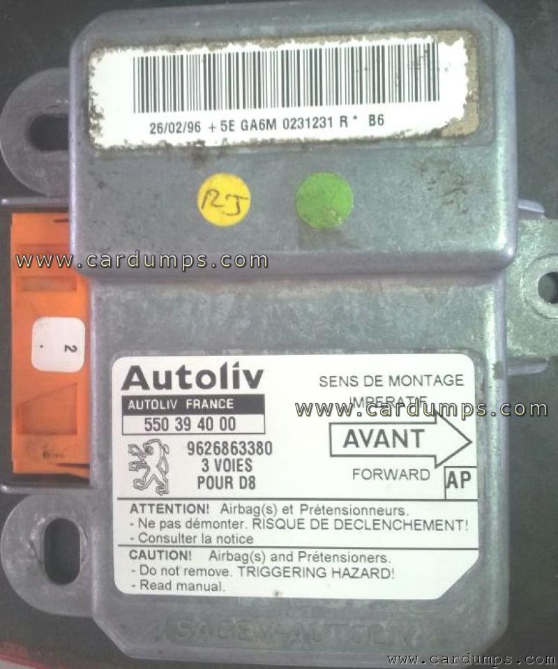 Peugeot 406 airbag 68HC11E9 96 268 633 80 Autoliv  550 39 40 00