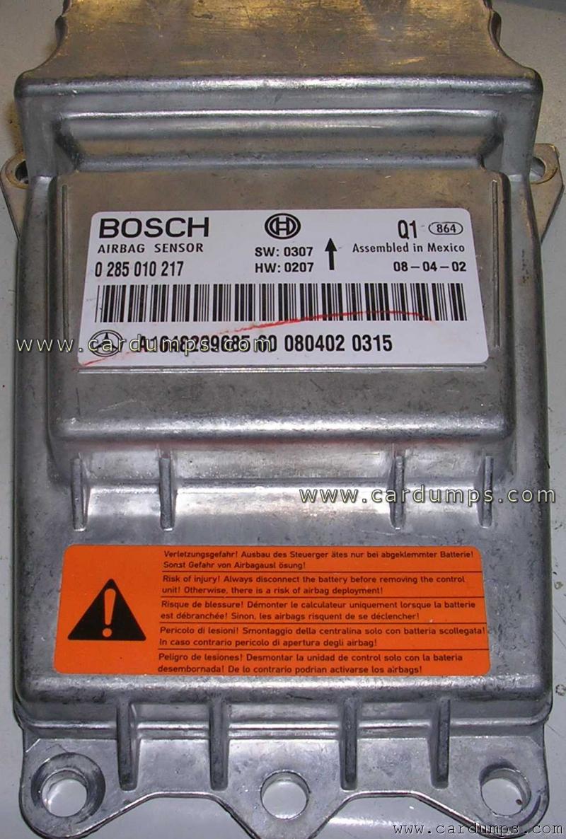 Mercedes X164 2008 airbag 95640 A164 82 09 685 Bosch 0 285 010 217