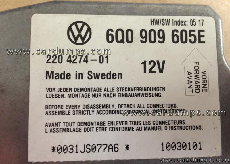 Volkswagen Beetle airbag 95320 6Q0 909 605 E VW8