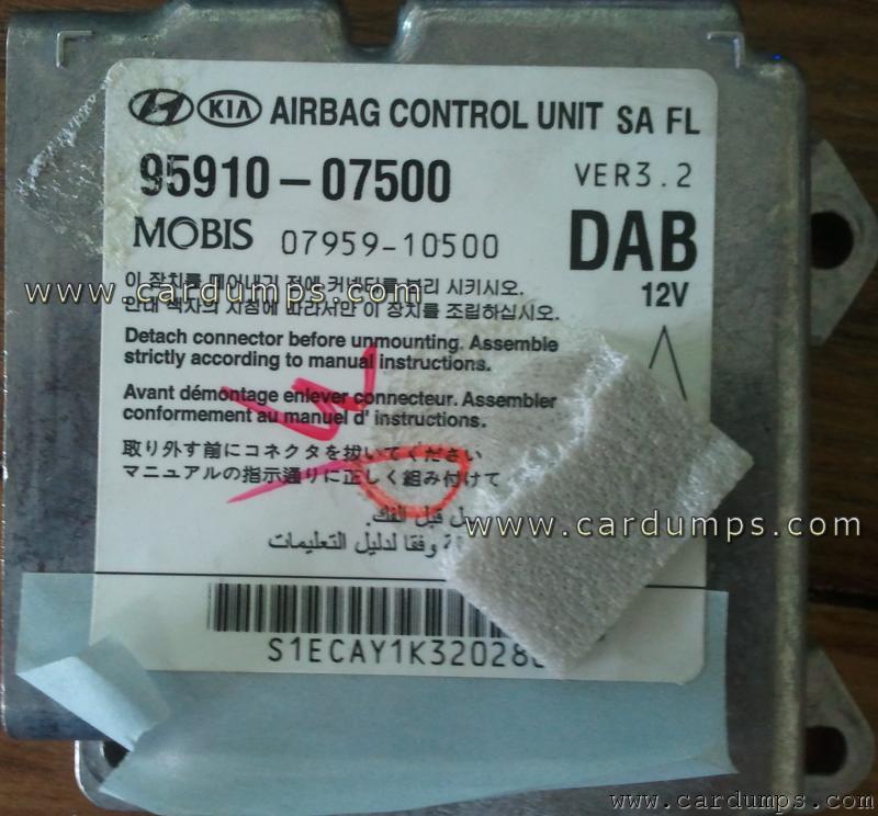 Kia Picanto airbag 25320 95910-07500 Mobis 07959-10500