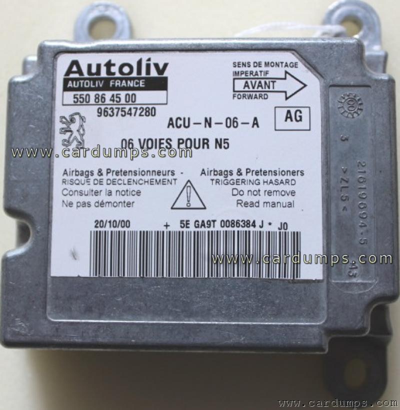 Peugeot 306 airbag 95080 550 86 45 00 Autoliv 96 375 472 80