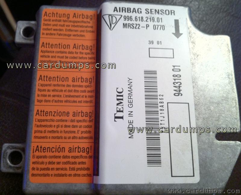 Porsche 996 airbag 68HC11KA4 996.618.219.01 Temic