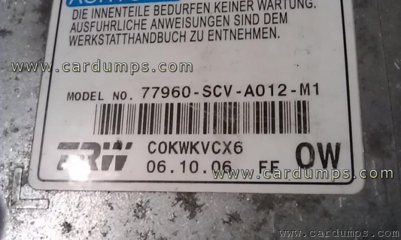 Honda Element 2008 airbag 25640 77960-SCV-A012-M1