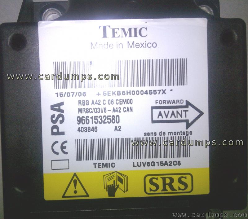 Citroen C3 airbag 95160 96 615 325 80 Temic