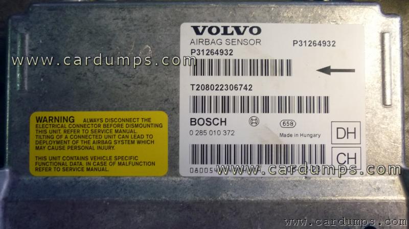 Volvo V70 airbag 95640 P31264932 Bosch 0 285 010 372