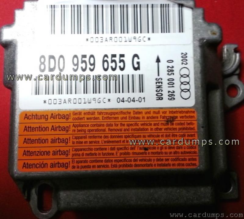 Audi A4 2001 airbag CR16 8D0 959 655 G Bosch 0 285 001 269