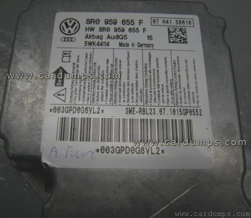 Audi Q7 airbag 95640 8R0 959 655 F Siemens 5WK44114