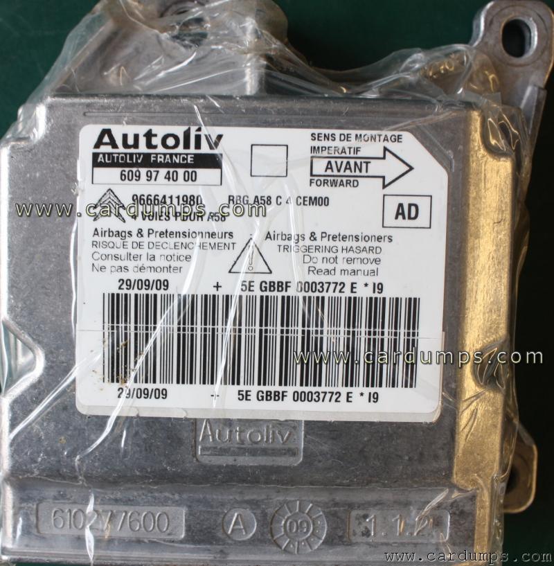 Citroen C3 Picasso airbag 95320 96 664 119 80 Autoliv 609 97 40 00