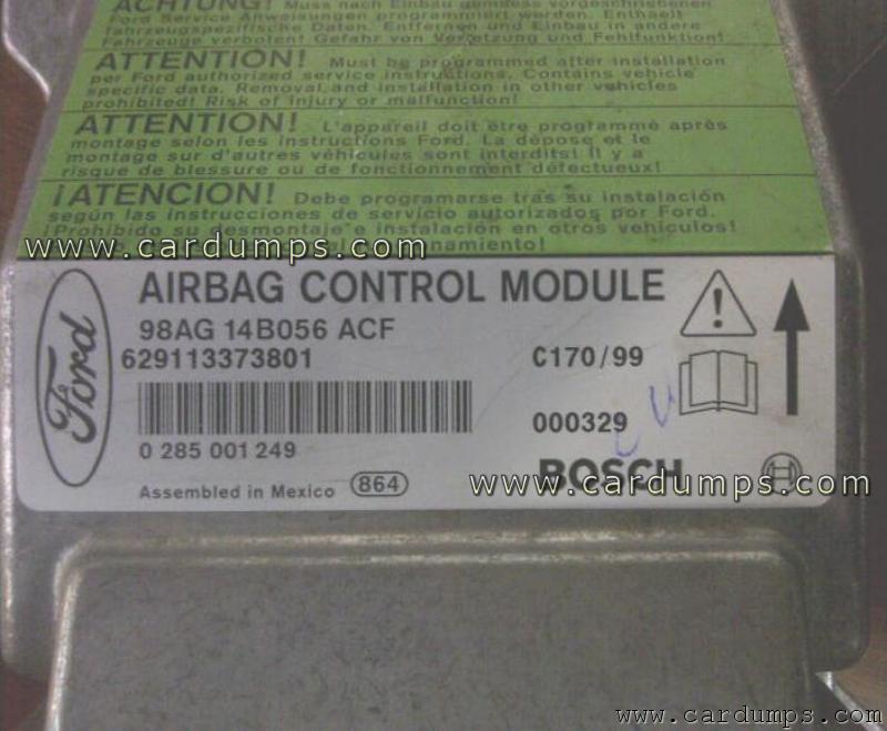 Ford Focus airbag CR16MFR544 98AG 14b056 ACF Bosch 0 285 001 249