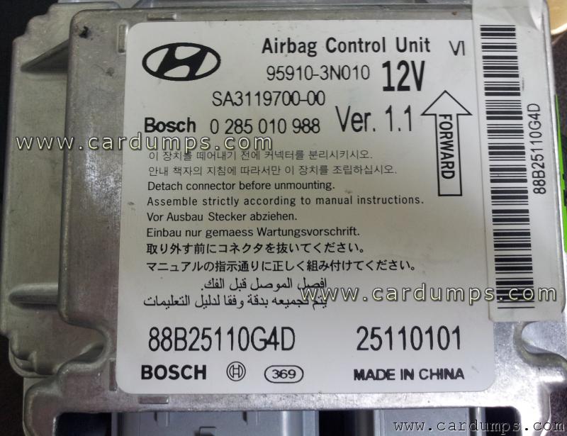 Hyundai Equus airbag 95640 95910-3N010 SA3119700-00 Bosch 0 285 010 988