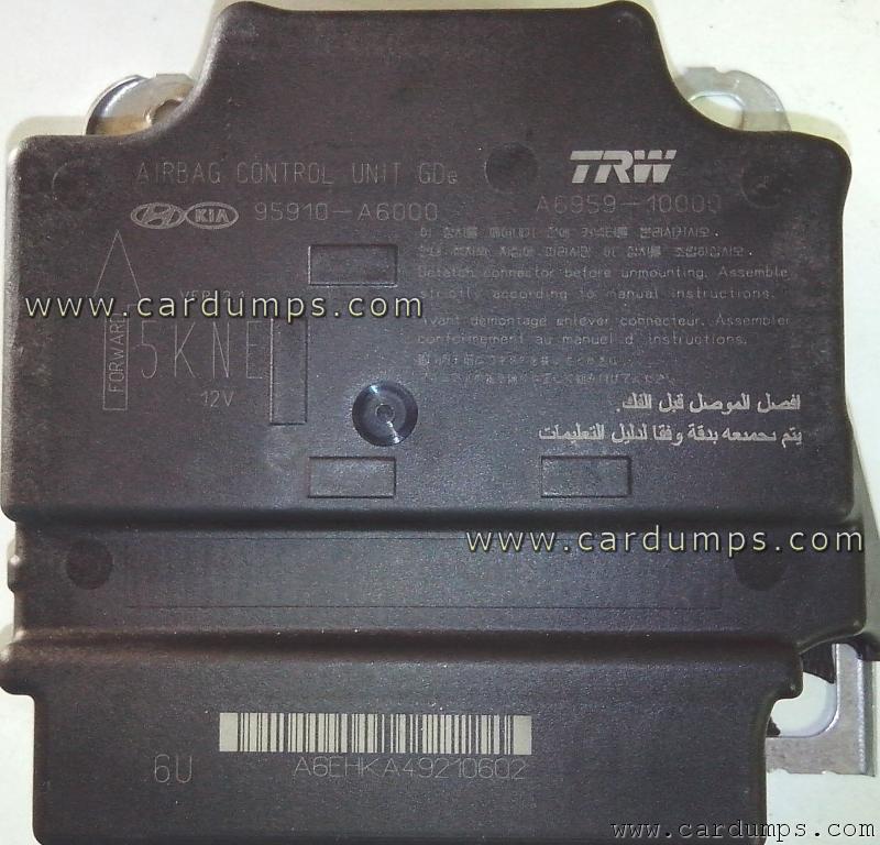 Hyundai i30 2012 airbag 2525 95910-A6000 TRW A6959-10000