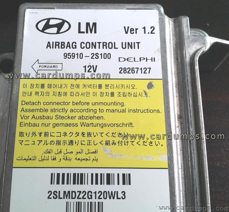 Hyundai IX35 airbag 25320 95910-2S100 Delphi 28267127