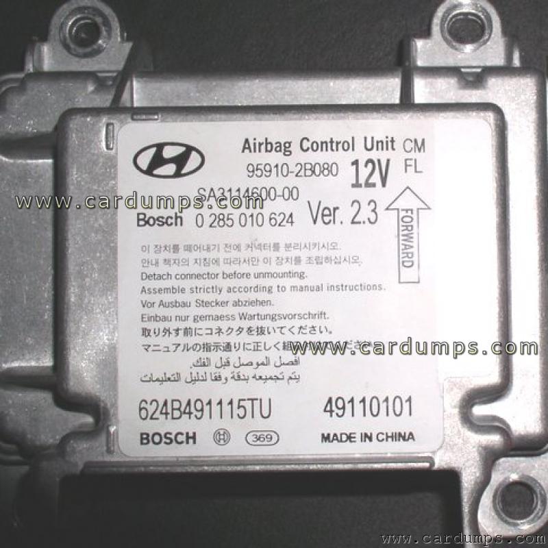 Hyundai Santa FE airbag 95640 95910-2B080 Delphi SA3114600-00 Bosch 0 285 010 624