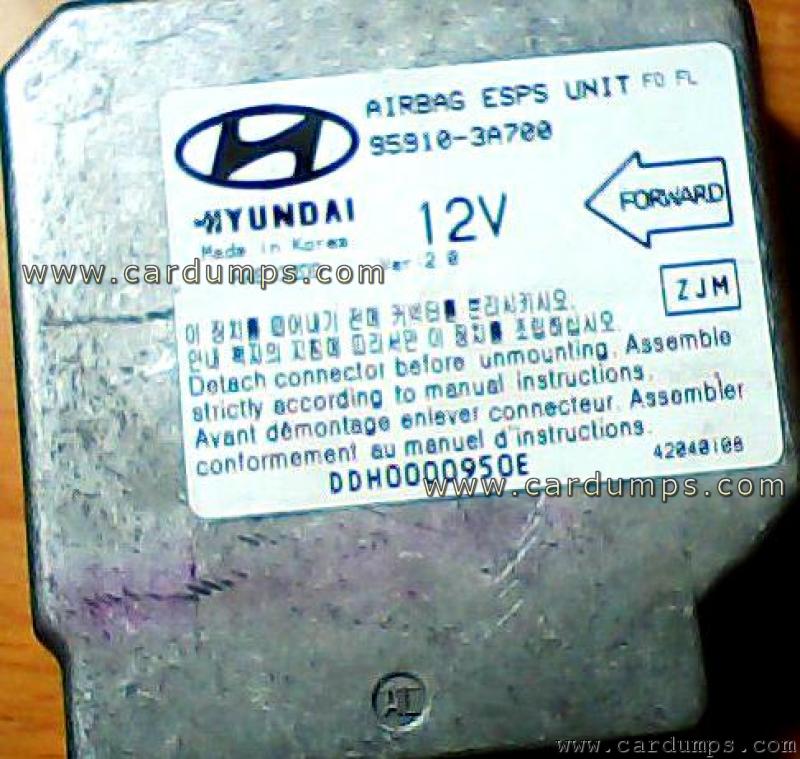 Hyundai Trajet airbag 68HC11E9 95910-3A700