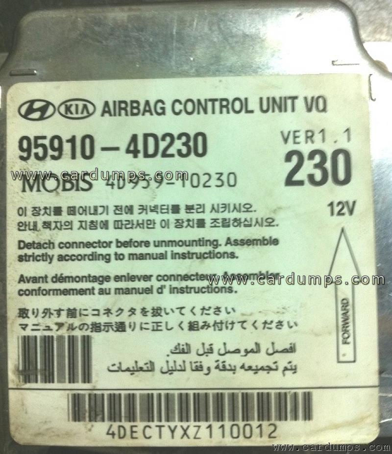 Kia Carnival 2010 airbag 25640 95910-4D230 Mobis 4D959-10230