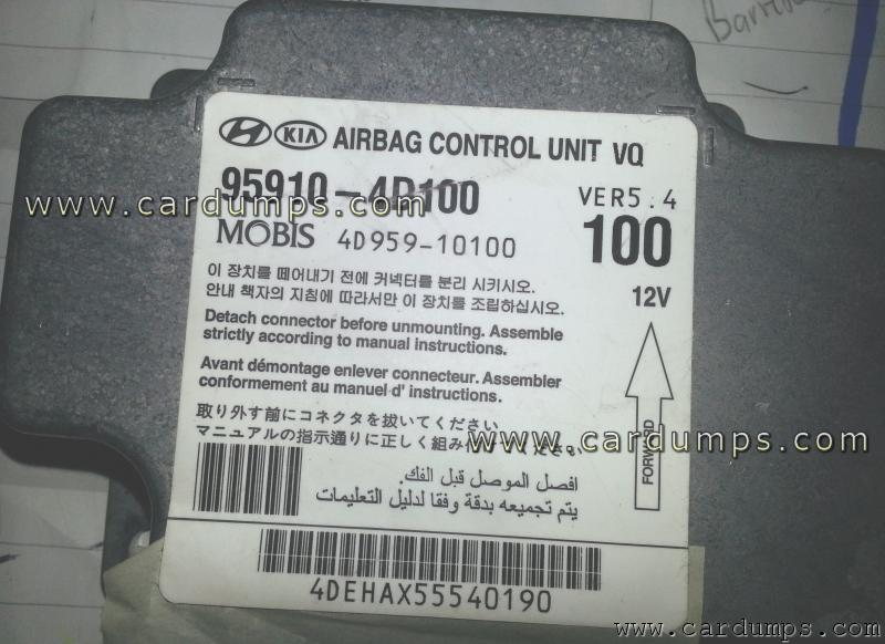 Kia Carnival 2010 airbag 95640 95910- 4D100 Mobis 4D959-10100