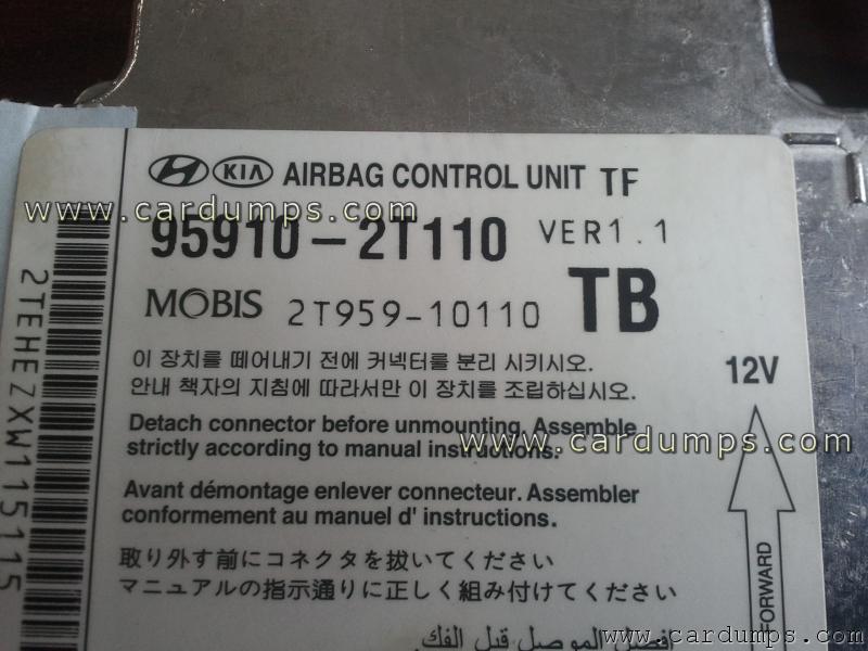 Kia K5 airbag 95128 95910-2T110 Mobis 2T959-10110