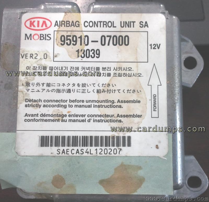 Kia Morning airbag 25320 95910-07000 Mobis 13039